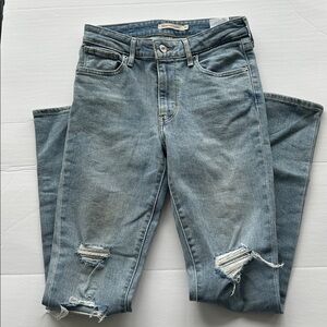 Levi's Light Blue Straight Leg Jeans